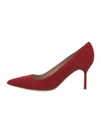 Manolo Blahnik Suede Pumps