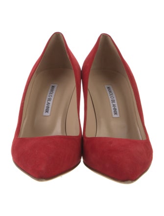 Manolo Blahnik Suede Pumps