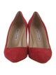 Manolo Blahnik Suede Pumps