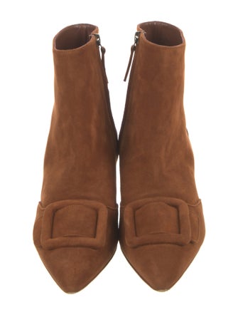 Manolo Blahnik Suede Boots