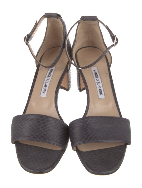 Manolo Blahnik Suede Sandals