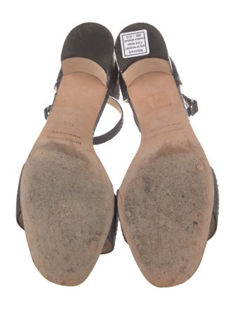 Manolo Blahnik Suede Sandals