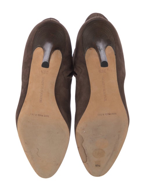 Manolo Blahnik Suede Boots
