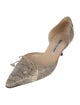 Manolo Blahnik Snakeskin Animal Print Espadrilles