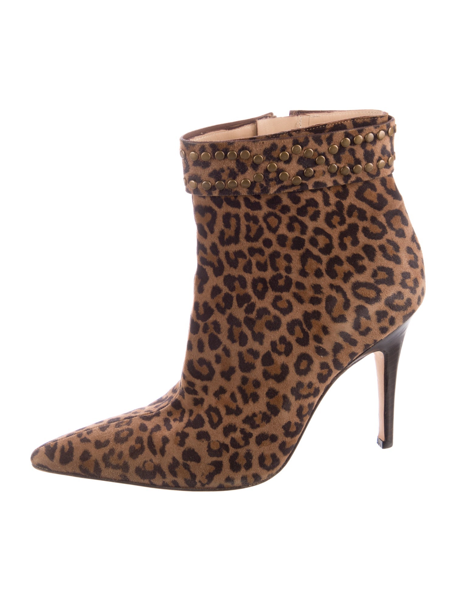 Manolo Blahnik Suede Animal Print Boots