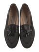 Manolo Blahnik Wool Tassel Accents Loafers