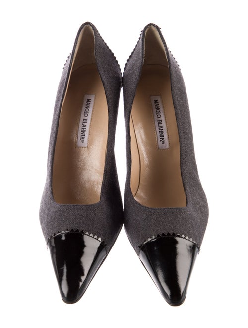 Manolo Blahnik Wool Pumps