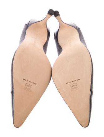 Manolo Blahnik Wool Pumps