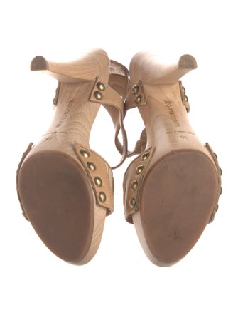 Manolo Blahnik T-Strap Sandals