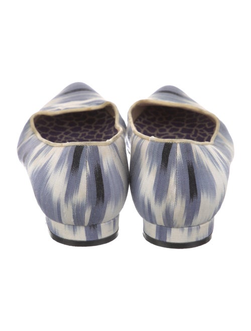 Manolo Blahnik Printed Flats