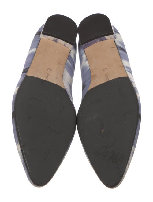 Manolo Blahnik Printed Flats
