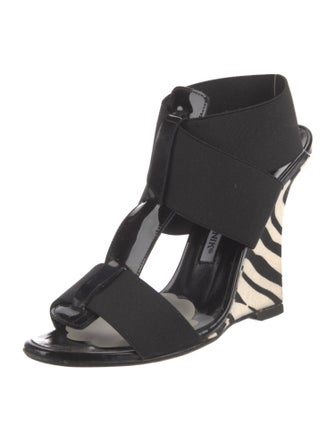 Manolo Blahnik T-Strap Sandals