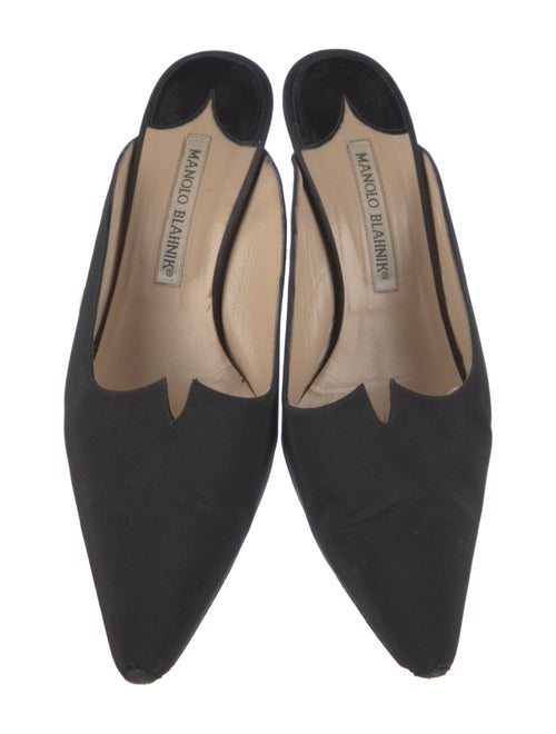 Manolo Blahnik Nylon Mules