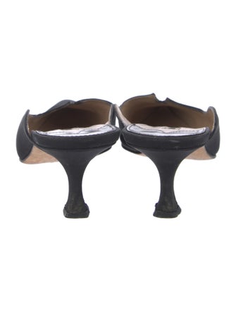 Manolo Blahnik Nylon Mules