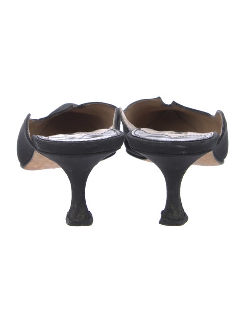 Manolo Blahnik Nylon Mules