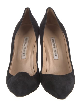 Manolo Blahnik Suede Pumps