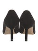 Manolo Blahnik Velvet Crystal Embellishments Pumps