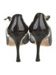 Manolo Blahnik Striped Pumps