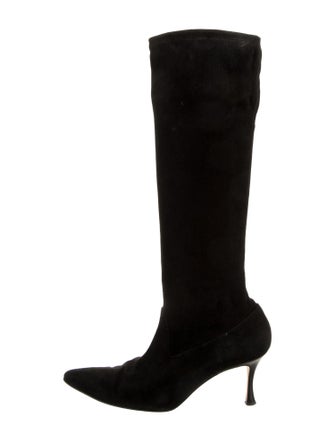 Manolo Blahnik Suede Boots