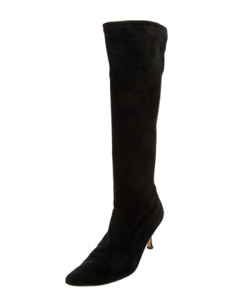 Manolo Blahnik Suede Boots