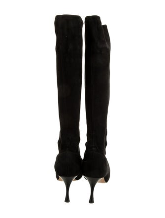 Manolo Blahnik Suede Boots