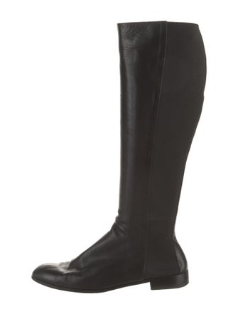 Manolo Blahnik Leather Riding Boots