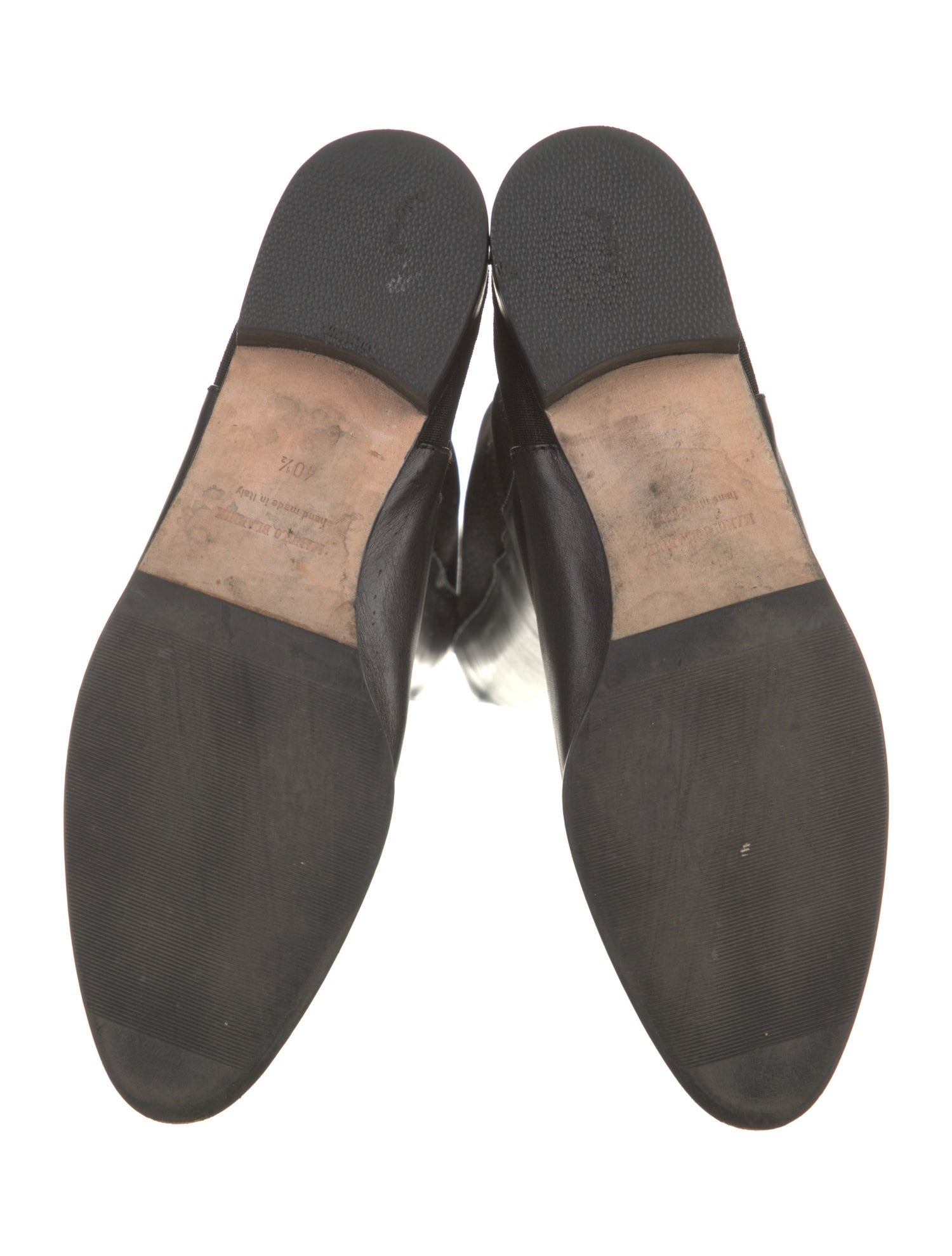 Manolo Blahnik Leather Riding Boots