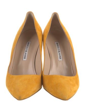 Manolo Blahnik Suede Pumps