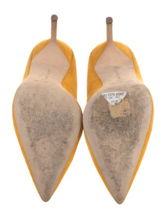 Manolo Blahnik Suede Pumps