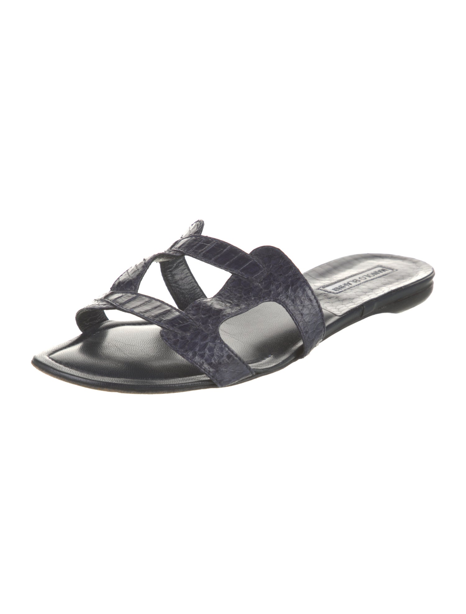 Manolo Blahnik Python Slides