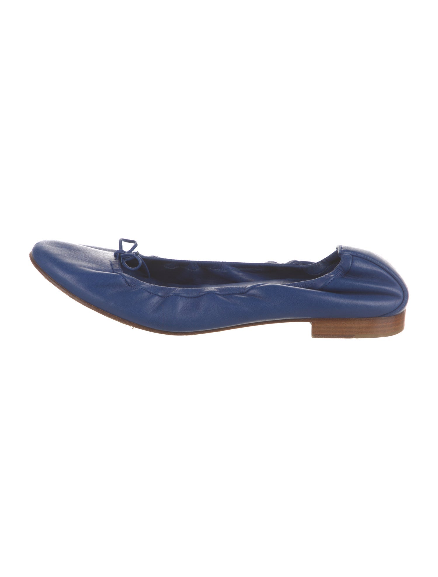 Manolo Blahnik Leather Ballet Flats