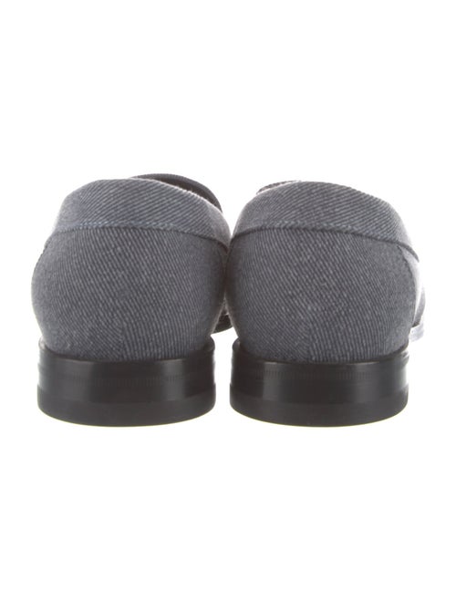 Manolo Blahnik Canvas Loafers