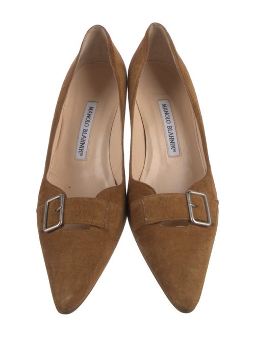 Manolo Blahnik Suede Pumps