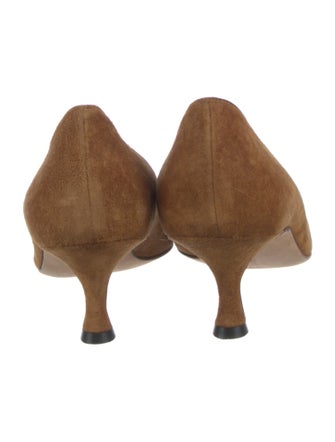 Manolo Blahnik Suede Pumps