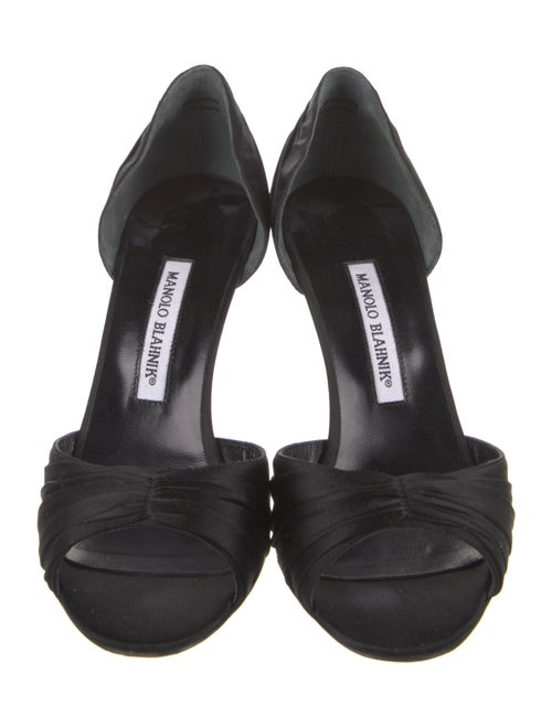 Manolo Blahnik Satin Sandals
