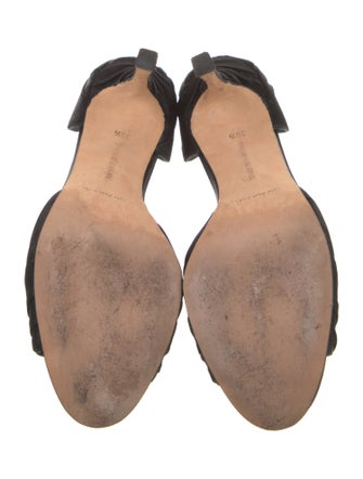 Manolo Blahnik Satin Sandals