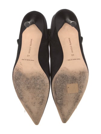 Manolo Blahnik Suede Crystal Embellishments Boots