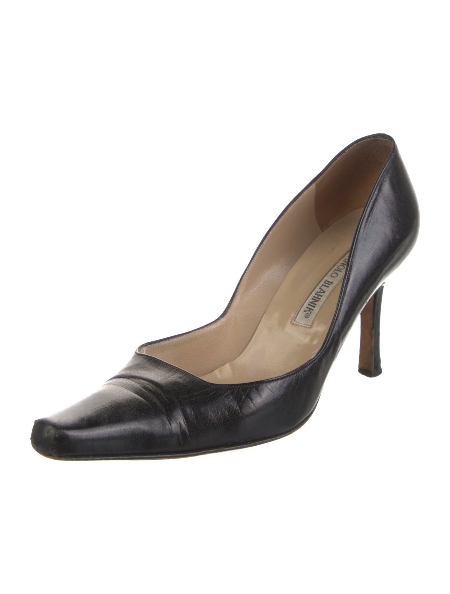 Manolo Blahnik Leather Pumps