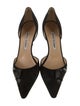 Manolo Blahnik Suede D'Orsay Pumps