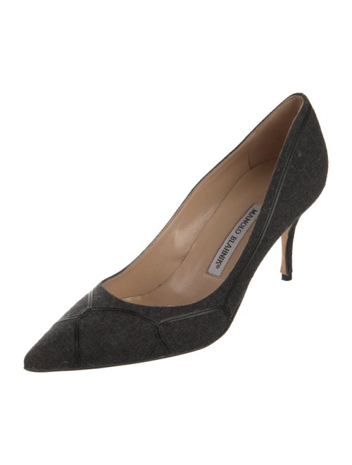 Manolo Blahnik Wool Pumps