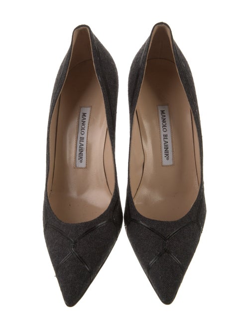 Manolo Blahnik Wool Pumps