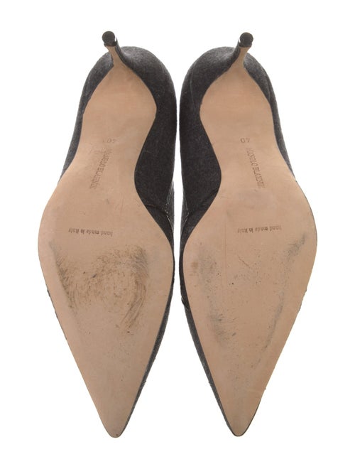 Manolo Blahnik Wool Pumps
