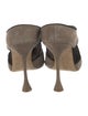 Manolo Blahnik Suede Mules