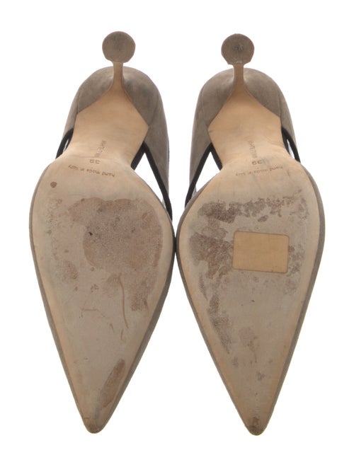 Manolo Blahnik Suede Mules