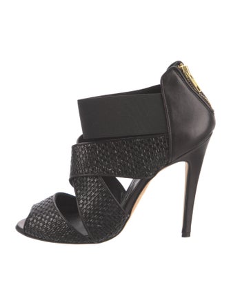 Manolo Blahnik Leather D'Orsay Pumps