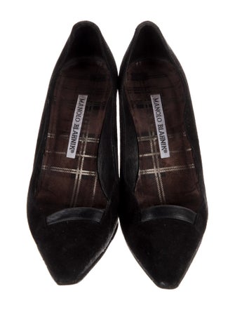 Manolo Blahnik Suede Pumps