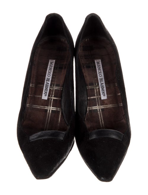 Manolo Blahnik Suede Pumps
