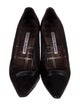 Manolo Blahnik Suede Pumps