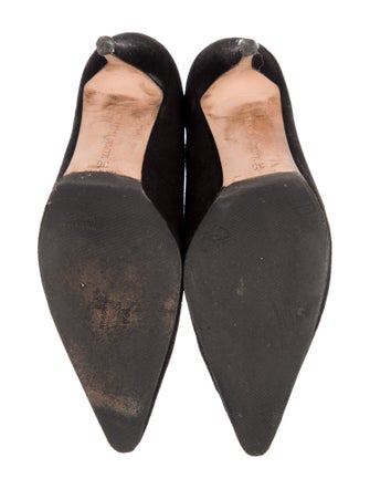 Manolo Blahnik Suede Pumps