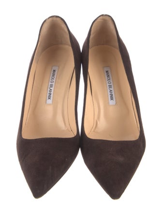 Manolo Blahnik Suede Pumps